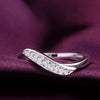 925 Sterling Silver crystal diamond rings for women elegant wedding accessories Party Gifts Charms fine Jewelry