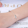 925 Sterling Silver water drop pendant necklace bracelet earring rings Jewelry set for women Street all-match Party gift