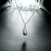 925 Sterling Silver water drop pendant necklace earrings Jewelry set for women Party wedding jewelry gifts Recommended by people