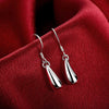 925 Sterling Silver water drop pendant necklace earrings Jewelry set for women Party wedding jewelry gifts Recommended by people