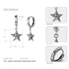 925 Sterling Star Earrings Wholesale Wedding&Engagement Retro Romantic Earrings Best Gifts 2020 New Arrival You Me