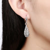 925 Sterling silver Elegant retro earrings for women 18K gold plated charms Holiday gifts hook beautifully jewelry