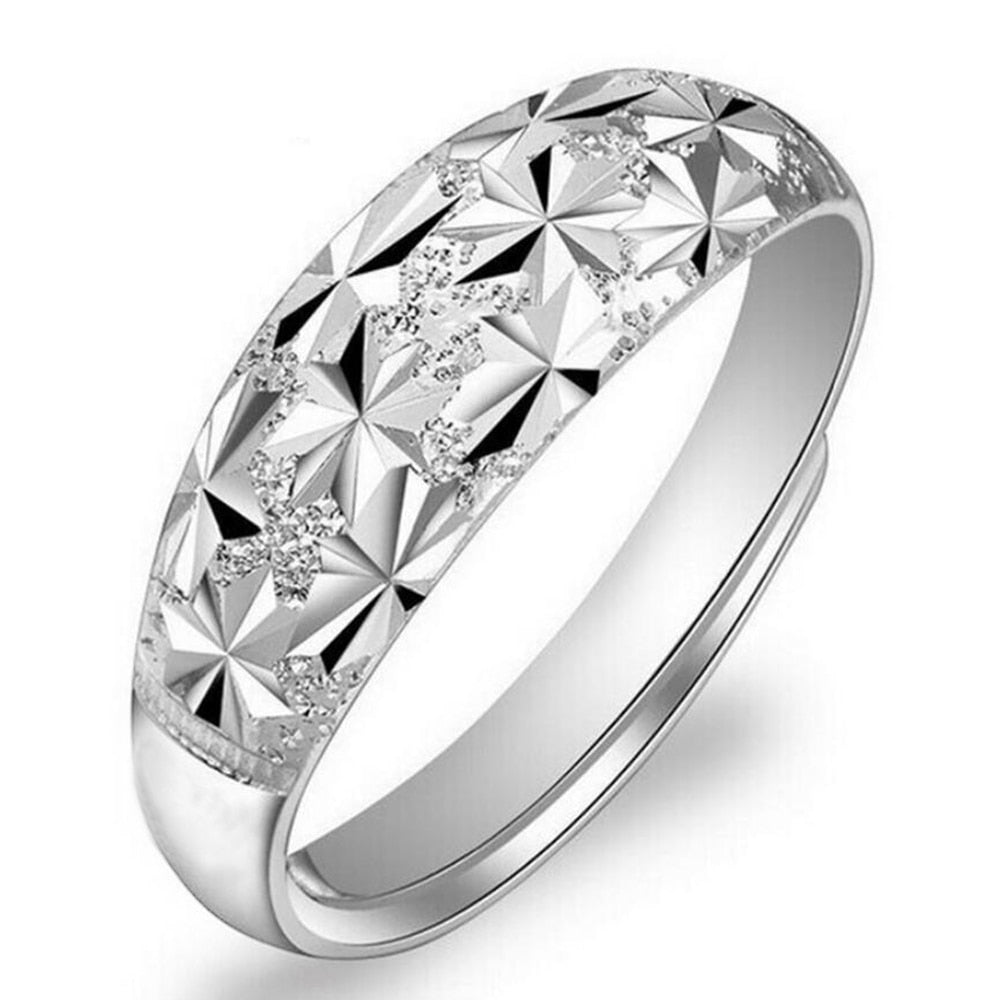 925 silver babysbreath korea lovers ring european and american jewelry   korea design silver jewelry valentine gift