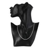 925 stamped silver color 2MM Twist chain Necklace for woman 16-30 Inches designer party wedding accessories jewelry gift
