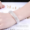 925 sterling Silver elegant Vintage bangles for woman cuff Bracelets Party wedding accessories adjustable Jewelry gifts