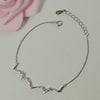 925 sterling silver 5 V connected zircon bracelets cute romantic style design wild bracelets for women 2020 fashion jewelry gift