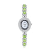 925 sterling silver Peridot watch women's fashion jewelry girlfriend wife of mother's d holid gift valentine's day