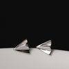 925 sterling silver aircraft stud earrings simple fashion design earrings for women fine jewelry holid gift