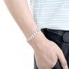925 sterling silver classic 10MM chain Square buckle gold Bracelet for women man Wedding party gifts temperament Jewelry