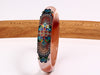 925 sterling silver cloisonne jade agate bangles red yellow round tail feather jade bangles for women wedding party jewelry gift