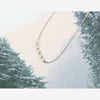 925 sterling silver cute transport peas necklace female small fresh rice necklace Korean jewelry J0287