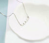 925 sterling silver cute transport peas necklace female small fresh rice necklace Korean jewelry J0287