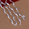 925 sterling silver drop chain Necklace cute for women jewelry designer wedding engagement gifts 45cm Nice Party hot