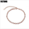 925 sterling silver fashion zircon bracelet jewelry women's factory direct sales. J0205