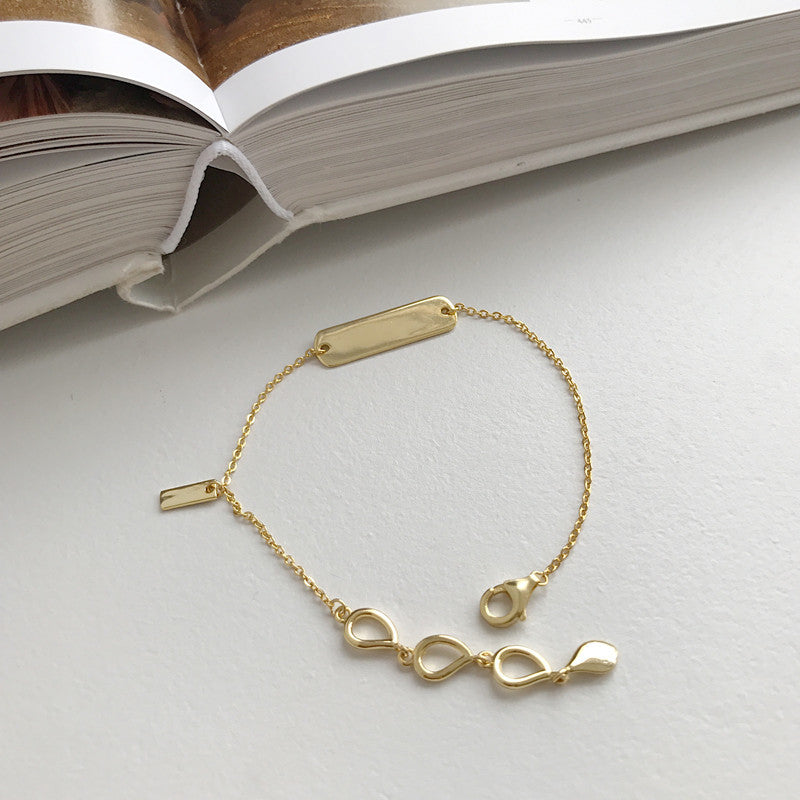 925 sterling silver glossy card bracelets gold fashion city design drop water charm bracelets for women 2020 festival jewelry