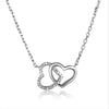 925 sterling silver jewelry female heart print necklace fashion jewelry J0209