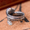 925 sterling silver jewelry original new Eagle Feather men's ring jewelry jewelry