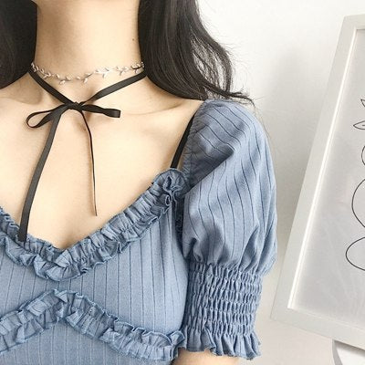 925 sterling silver leaf ribbon neckalce silver fashion temperament olive leaf ribbon necklace for women silver ribbon jewelry