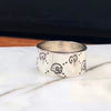 925 sterling silver rings for men and women ghost series Classic label and original charm  Love Ring