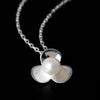 925 sterling silver shell pearl flowers pendants necklace cute romantic elegant design charms necklace for women fashion jewelry