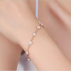 925 sterling silver snowflake bracelet female Korean fashion jewelry J0206