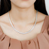 925 sterling silver trendy chain Necklace for women men Lady jewelry designer wedding engagement gifts 50cm 20inch