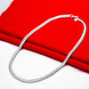 925 sterling silver trendy chain Necklace for women men Lady jewelry designer wedding engagement gifts 50cm 20inch