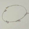 925 sterling silver zircon star bracelets simple design fashion sweet girl heart bracelets wild women 2020 charms jewelry gift