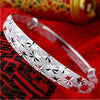 999 sterling silver bracelet female thousand feet old phoenix simple auspicious cloud bracelet 520