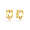 A-Z Initial Earrings for Women Men Stainless Steel Mini Hoop Earrings 2023 Trend Hip Hop Punk Rock Party Jewerly Christmas Gift