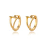 A-Z Initial Earrings for Women Men Stainless Steel Mini Hoop Earrings 2023 Trend Hip Hop Punk Rock Party Jewerly Christmas Gift