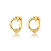 A-Z Initial Earrings for Women Men Stainless Steel Mini Hoop Earrings 2023 Trend Hip Hop Punk Rock Party Jewerly Christmas Gift