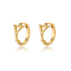 A-Z Initial Earrings for Women Men Stainless Steel Mini Hoop Earrings 2023 Trend Hip Hop Punk Rock Party Jewerly Christmas Gift