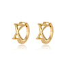 A-Z Initial Earrings for Women Men Stainless Steel Mini Hoop Earrings 2023 Trend Hip Hop Punk Rock Party Jewerly Christmas Gift