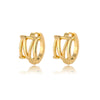 A-Z Initial Earrings for Women Men Stainless Steel Mini Hoop Earrings 2023 Trend Hip Hop Punk Rock Party Jewerly Christmas Gift