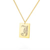 A-Z Initial Letter Necklace for Women Stainless Steel Gold Color Pendant Necklaces 2023 Trend Choker Goth Aesthetic Jewerly