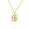 A-Z Initial Letter Necklace for Women Stainless Steel Gold Color Pendant Necklaces 2023 Trend Choker Goth Aesthetic Jewerly
