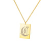 A-Z Initial Letter Necklace for Women Stainless Steel Gold Color Pendant Necklaces 2023 Trend Choker Goth Aesthetic Jewerly