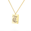 A-Z Initial Letter Necklace for Women Stainless Steel Gold Color Pendant Necklaces 2023 Trend Choker Goth Aesthetic Jewerly