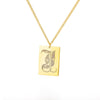 A-Z Initial Letter Necklace for Women Stainless Steel Gold Color Pendant Necklaces 2023 Trend Choker Goth Aesthetic Jewerly