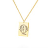 A-Z Initial Letter Necklace for Women Stainless Steel Gold Color Pendant Necklaces 2023 Trend Choker Goth Aesthetic Jewerly