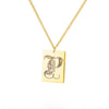 A-Z Initial Letter Necklace for Women Stainless Steel Gold Color Pendant Necklaces 2023 Trend Choker Goth Aesthetic Jewerly