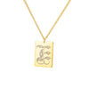A-Z Initial Letter Necklace for Women Stainless Steel Gold Color Pendant Necklaces 2023 Trend Choker Goth Aesthetic Jewerly