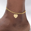 A-Z Letter Initial ankle bracelet Stainless Steel Heart Gold Anklets for women Boho Jewelry Leg Chain Anklet Beach Accessories