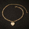A-Z Letter Initial ankle bracelet Stainless Steel Heart Gold Anklets for women Boho Jewelry Leg Chain Anklet Beach Accessories