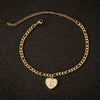 A-Z Letter Initial ankle bracelet Stainless Steel Heart Gold Anklets for women Boho Jewelry Leg Chain Anklet Beach Accessories
