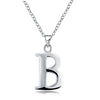 A-Z Letter Necklaces Pendants Alphabet Initial Necklace 925 Sterling Silver Choker Necklace For Women Fine Jewelry Kolye Collier