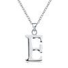 A-Z Letter Necklaces Pendants Alphabet Initial Necklace 925 Sterling Silver Choker Necklace For Women Fine Jewelry Kolye Collier