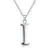 A-Z Letter Necklaces Pendants Alphabet Initial Necklace 925 Sterling Silver Choker Necklace For Women Fine Jewelry Kolye Collier