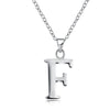 A-Z Letter Necklaces Pendants Alphabet Initial Necklace 925 Sterling Silver Choker Necklace For Women Fine Jewelry Kolye Collier